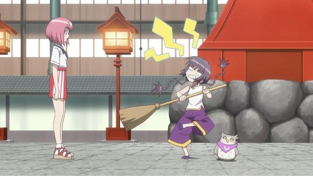 捕まった白虎はツキカゲのアジトの清掃を...w