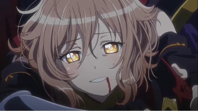 死期を悟り、自爆する長穂は雪に微笑む