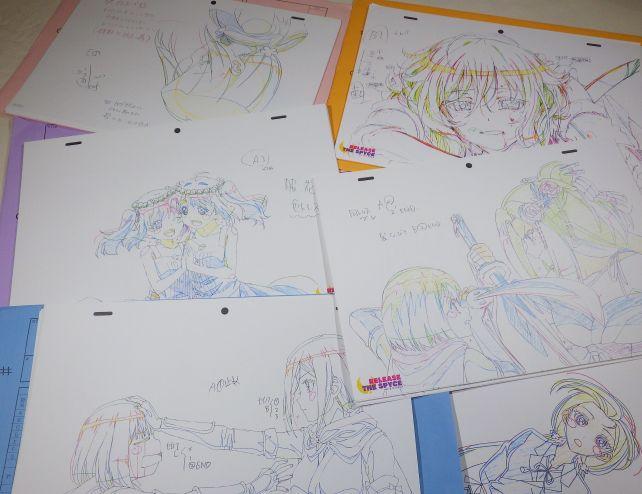 複製原画セットは印象深いシーンが選ばれている