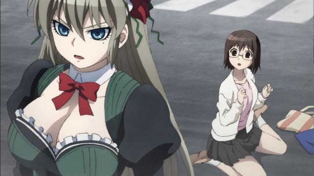 紗綾子の危機に魔法少女「ラプチャー☆あすか」に変身して彼女を守る