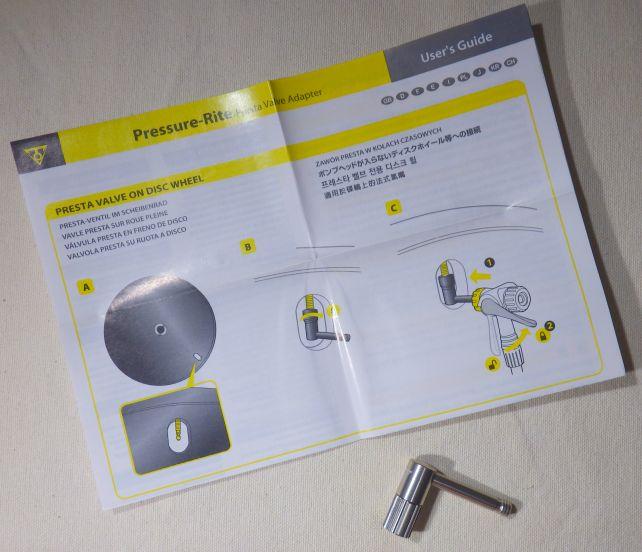 日本語も含んだ4か国語説明書