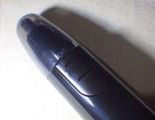 キャップをしているとONにならない