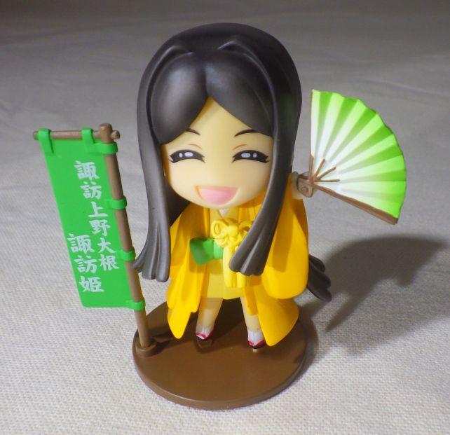 黄色くされた衣装は上野大根たくあん漬け時の作業着の色なのかな~(上野大根加工組合)