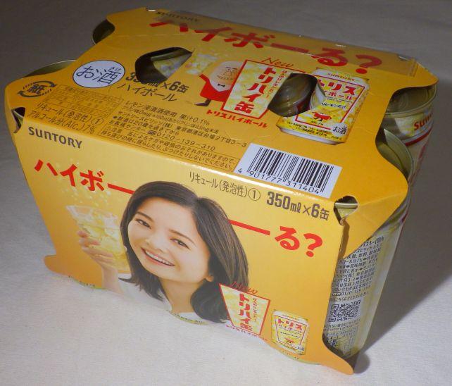 今回ビールクラスの缶アルコール飲料が欲しかったので、トリスハイボール6缶セットを購入