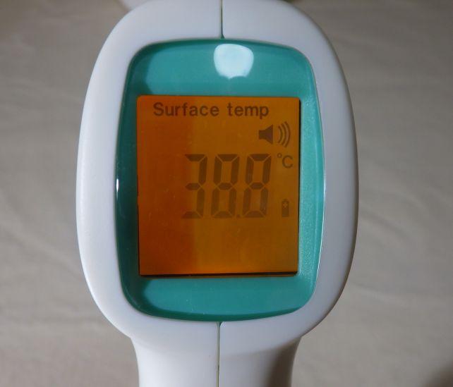 表面温度モード、切替直後は何もカワラン...