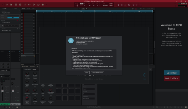 MPC Beatsのインストール。