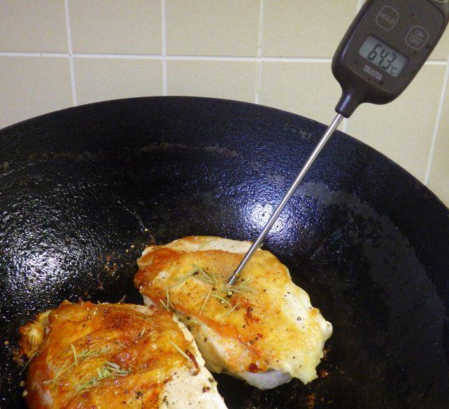 低めだと、蓋をして少々追加熱して安全をとる