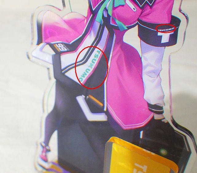 名前が「九十九トッカ」なので、「99」と「T」マークはギリOKだが、「TSUKUMO」ロゴはあかんやろなぁ...