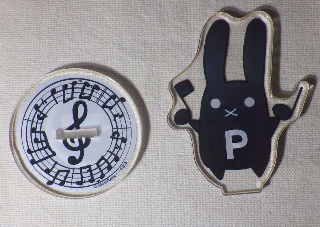 台座のト音記号と音符がセンスいいな