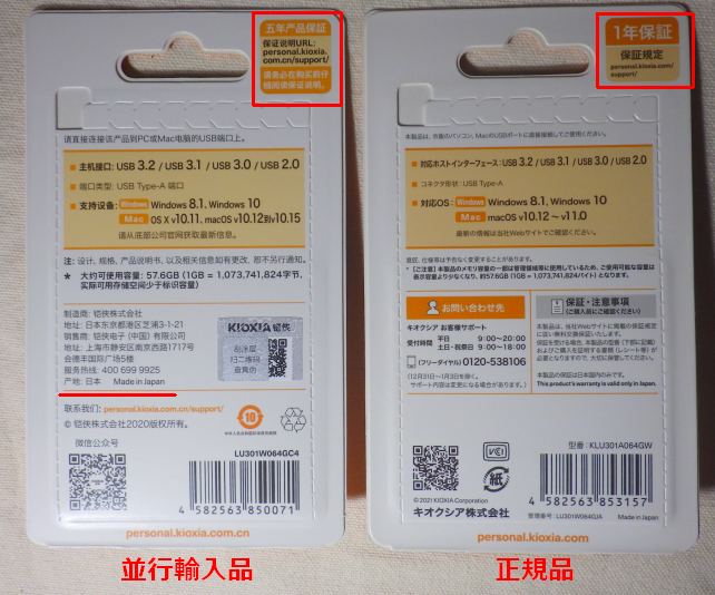 並行輸入品も日本産