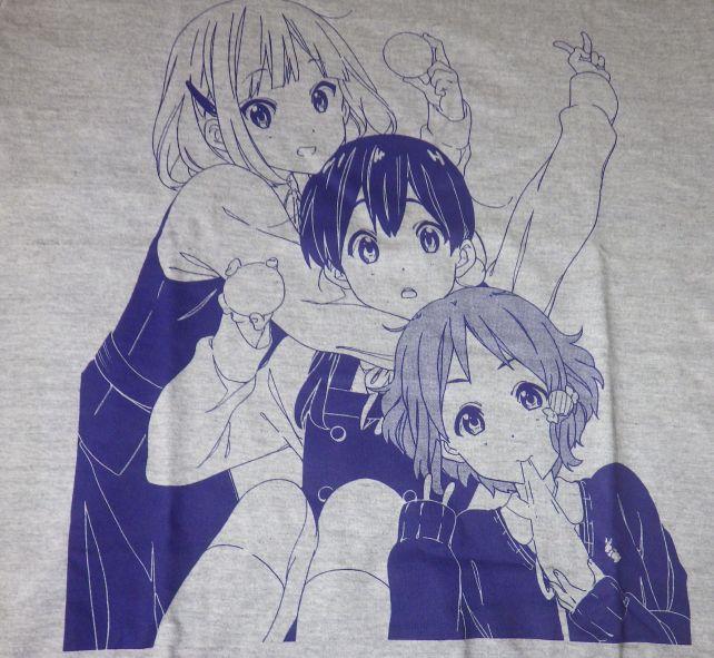 手前から、かんな⇒たまこ⇒みどりの主人公格3人娘