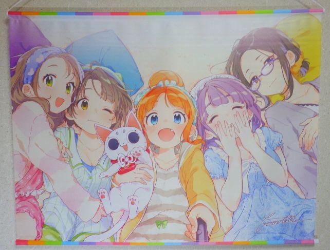 TV放映時の最終話エンドカードの自撮りレイアウトのタペストリー