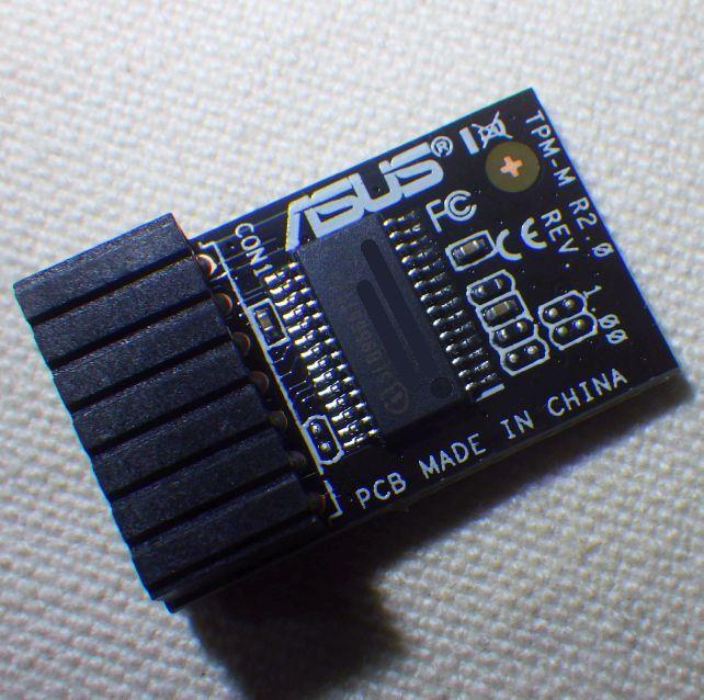 ASUSの純正TPMモジュール