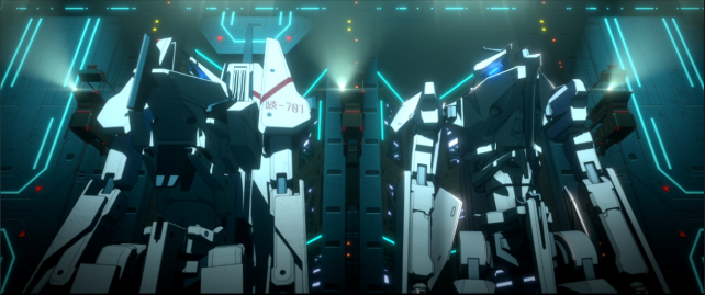 の乗る(右)とのスクランブル。肩のマークがを表す