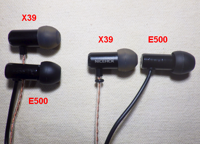 E500に比べると、わずかに太く、気持ち短い感じ