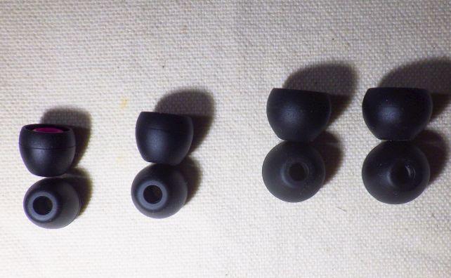 ...単独販売もされている定番イヤピ、Eが5サイズ付属する