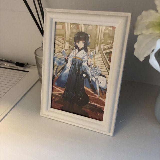 写真立てに入れられたりして飾られている。