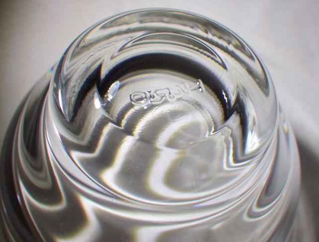 底の「HARIO JAPAN」は上から覗き込んだときに読める向き