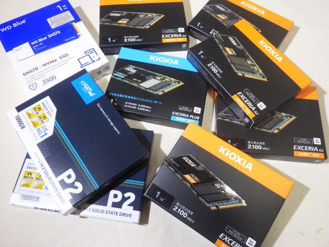 倉庫SSDたち(G2はまだあったりするw)