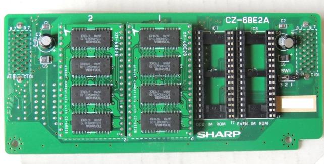 親亀に子亀実装した状態。左上の1番ピンとマークを合わせて装着する。