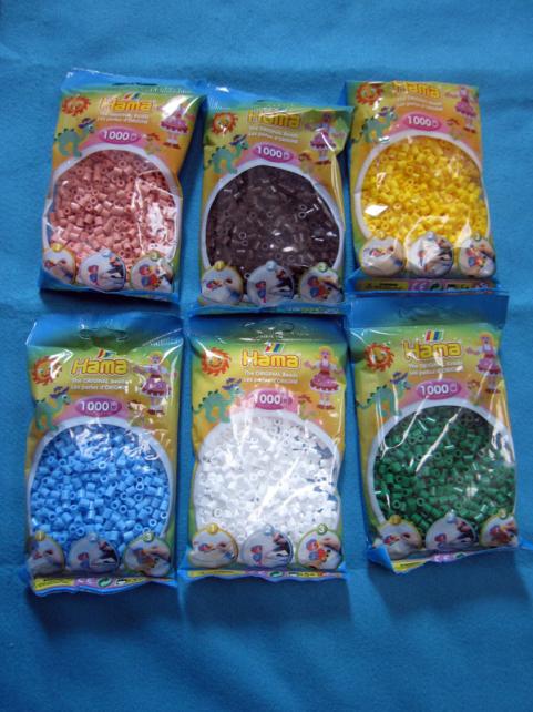 単色ビーズ 6種