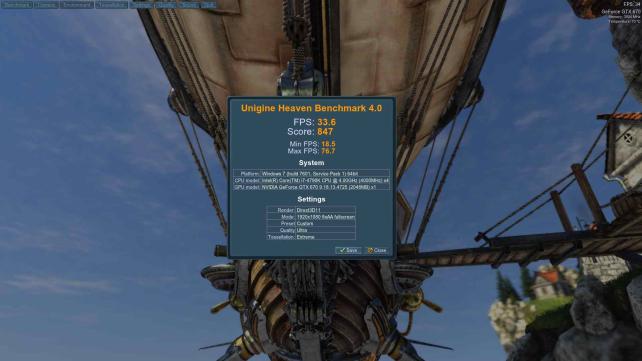 Heaven Benchmark GTX670