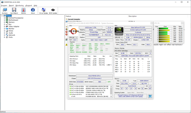 ▲HWiNFO64 システム情報