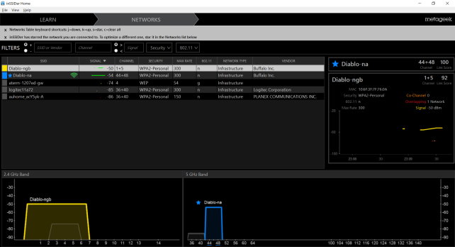 拡張チャンネルで1ch + 5chを使用している