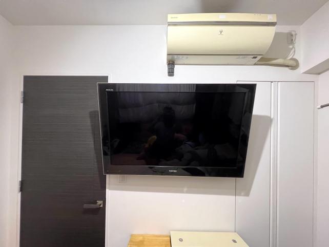 ⑦若干斜めにして見やすい角度にして設置