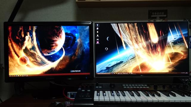 右が4k 左がFullHD