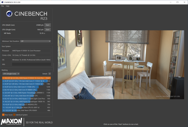 Cinebench R23