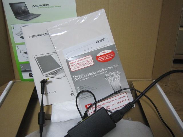 取扱い説明書、アダプター、Office Home and Business 2010など