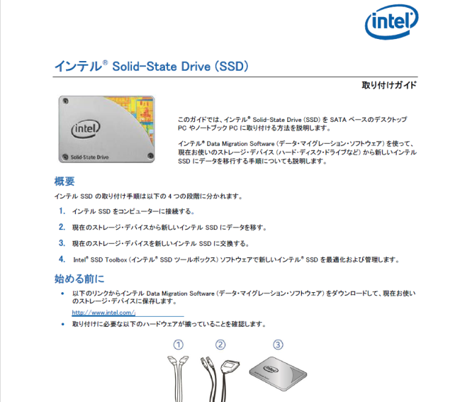 解りやすいガイドです 手順に従って作業を進めます。