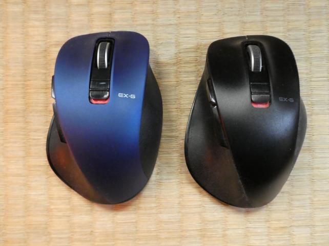 ブラックからブルーに乗り換え