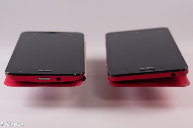 左:ZenFone2 Laser 右:ZenFone5