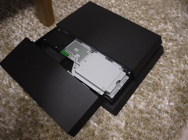 上面の片側を開ける