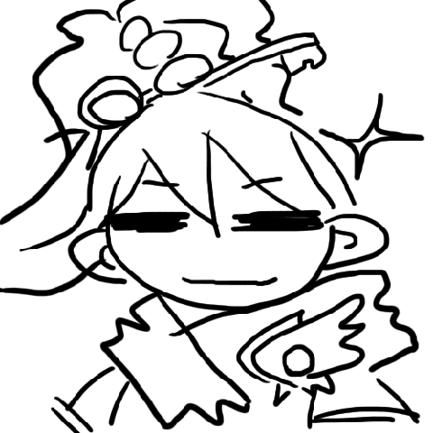 みくもちゃんをなぐりがき