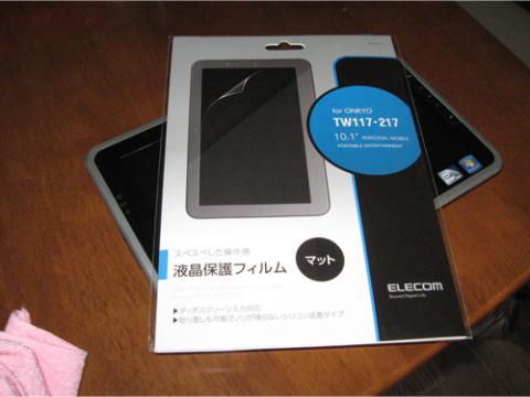 ONKYOスレートPC専用液晶保護フィルムー♪