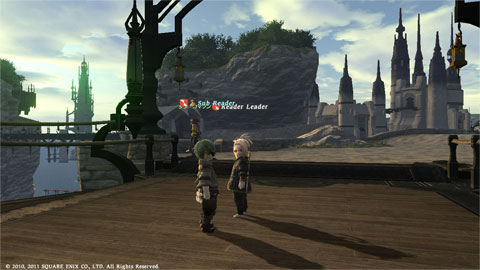 フィガロサーバーのリムサロミンサにて記念撮影