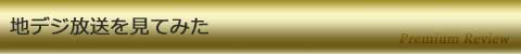 地デジ放送を見てみた