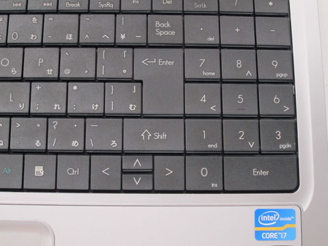 カーソルキーの使いにくさは仕方ないといえば仕方ないが。