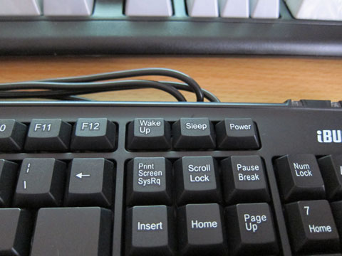 Power、Sleep、WakeUp キー付き