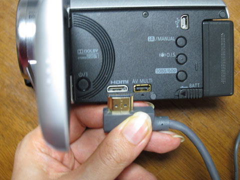 HDMIとは書いてあるけど……