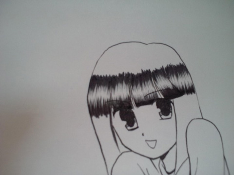 ツヤんところが塗り終わった状態