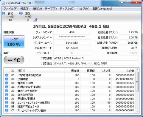 この後SecureEraseかけてOPしてまだテストするんだけどねw