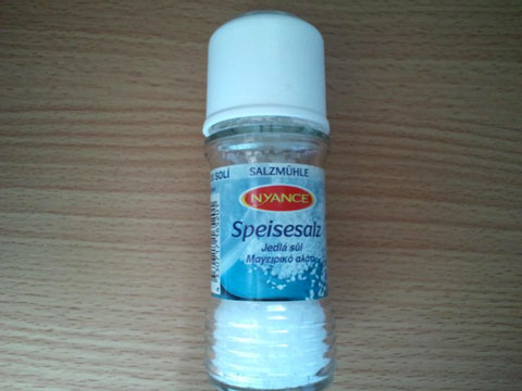 ミル付きの調理用塩