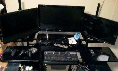 PCデスク正面画像