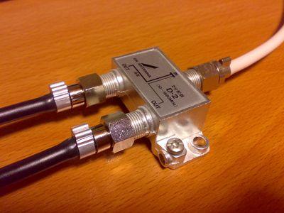 分配器に取り付け