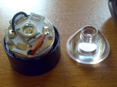 LEDライトのレンズ構造