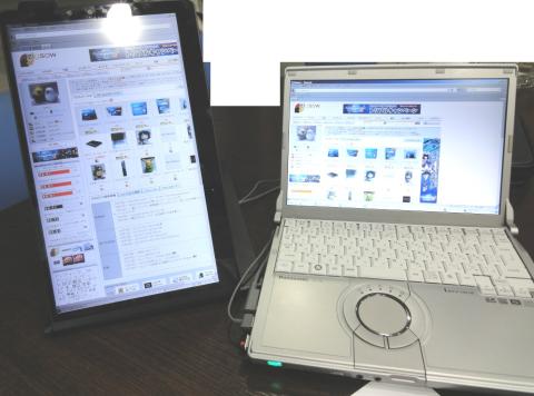 レッツノートとの組み合わせ